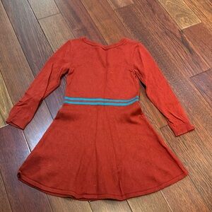 Unique coloured sweater dress 4y
